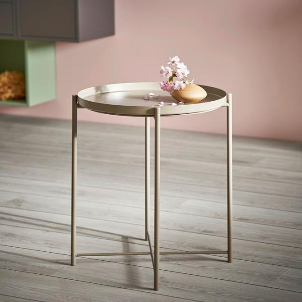 Сервировочный столик Ikea Gladom  Круглая / Cталь photo 2