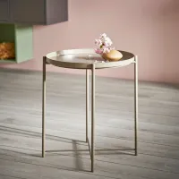 Сервировочный столик Ikea Gladom Круглая / Cталь photo 2