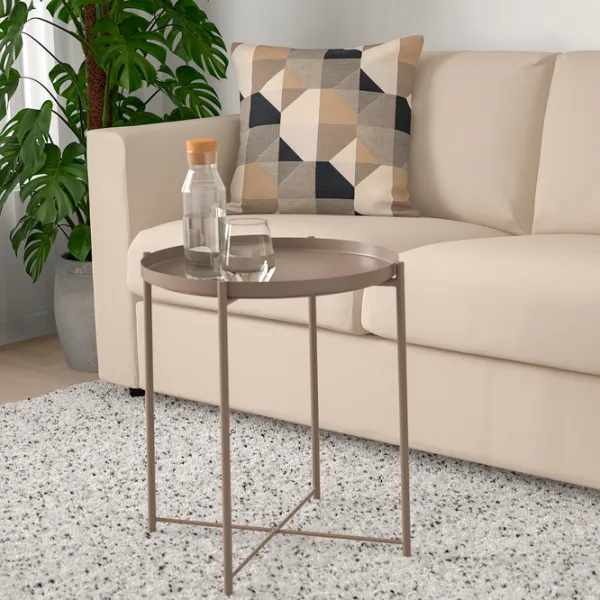 Сервировочный столик Ikea Gladom  Круглая / Cталь photo 4