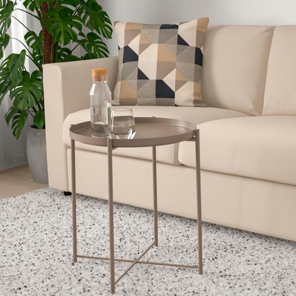 Сервировочный столик Ikea Gladom  Круглая / Cталь photo 4