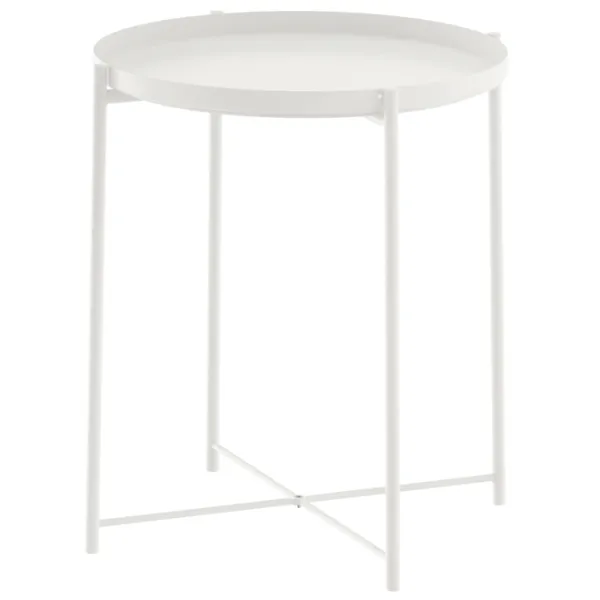 Сервировочный столик Ikea Gladom  Круглая / Cталь photo 1