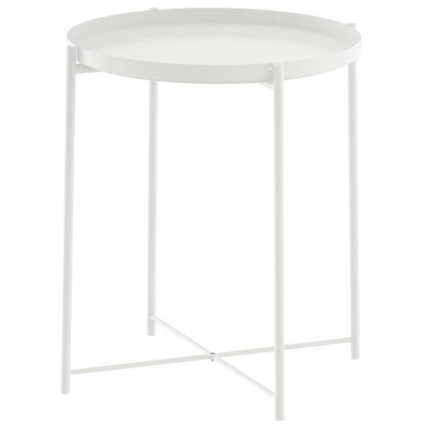 Сервировочный столик Ikea Gladom  Круглая / Cталь photo 1
