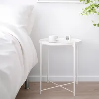 Сервировочный столик Ikea Gladom Круглая / Cталь photo 3
