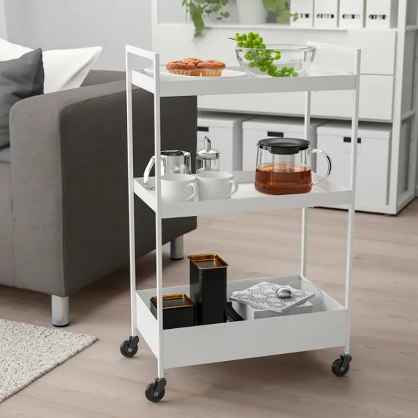 Сервировочный столик Ikea Nissafors Прямоугольная / Металл photo 4
