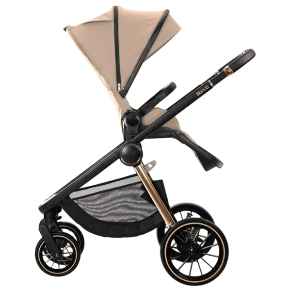 Детская коляска Lorelli Stroller Bianca 10022112603A/ Бежевый photo 4