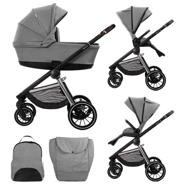 Детская коляска Lorelli Stroller Bianca 10022112506A/ Серый photo 7 Детская коляска Lorelli Stroller Bianca 10022112506A/ Серый photo 7