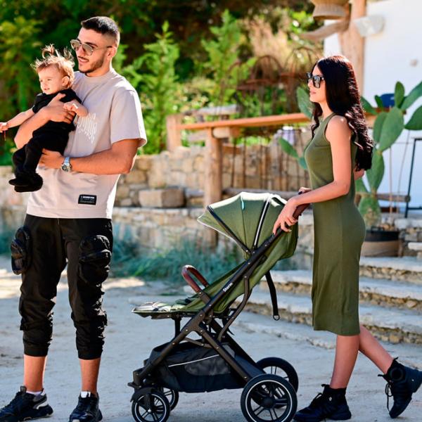 Детская коляска Lorelli Stroller Storm 10021692384/ Черный photo 4