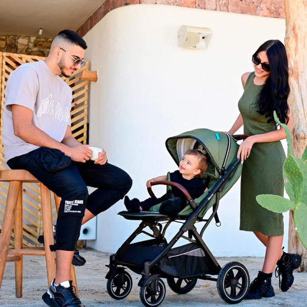 Детская коляска Lorelli Stroller Storm 10021692384/ Черный photo 6