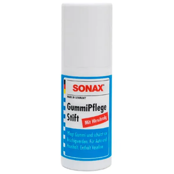 Soluție de îngrijire Sonax Gummipflegestift Plastic / pentru protecția produselor din cauciuc photo 2 Soluție de îngrijire Sonax Gummipflegestift Plastic / pentru protecția produselor din cauciuc photo 2