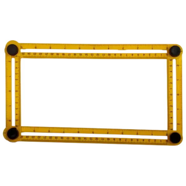 Șablon pentru marcare Profmet 254082 250 mm Dreptunghiulară / Plastic photo 2