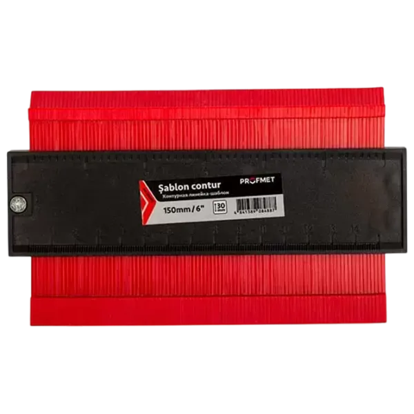 Șablon pentru marcare Profmet 254072 150 mm Dreptunghiulară / Plastic photo 1