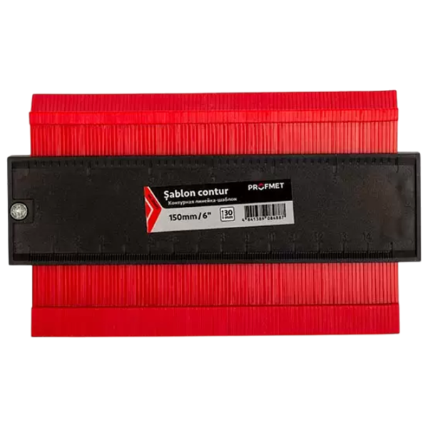 Șablon pentru marcare Profmet 254072 150 mm Dreptunghiulară / Plastic photo 1