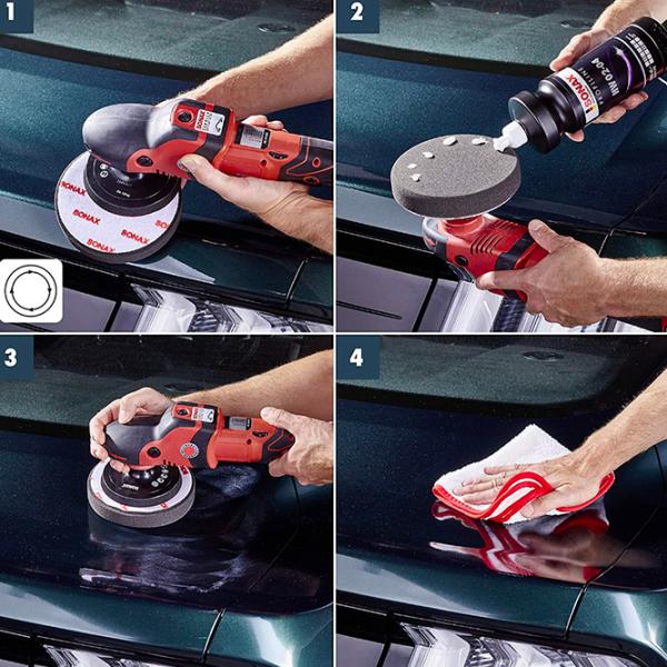 Ceară Sonax Profiline Hard Wax Carnauba HW 02-04 Plastic / Sigilează permanent toate straturile de acoperire noi sau pre-lustruite împotriva intemperiilor, îngrijește vopseaua și menține un luciu oglindă. photo 4 Ceară Sonax Profiline Hard Wax Carnauba HW 02-04 Plastic / Sigilează permanent toate straturile de acoperire noi sau pre-lustruite împotriva intemperiilor, îngrijește vopseaua și menține un luciu oglindă. photo 4