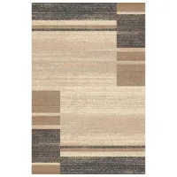 Ковер Covoare Ungheni Matrix Black Beige / Полипропилен