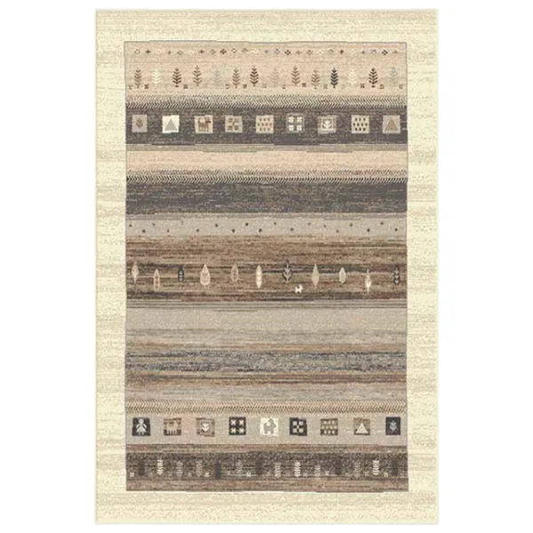 Covor Covoare Ungheni Matrix Beige Brown / Frize photo 1 Covor Covoare Ungheni Matrix Beige Brown / Frize photo 1