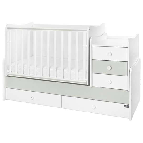 Pat pentru copii Lorelli BED MAXI PLUS NEW 0 luni - 14 ani / Green photo 1