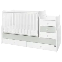 Pat pentru copii Lorelli BED MAXI PLUS NEW 0 luni - 14 ani / Green