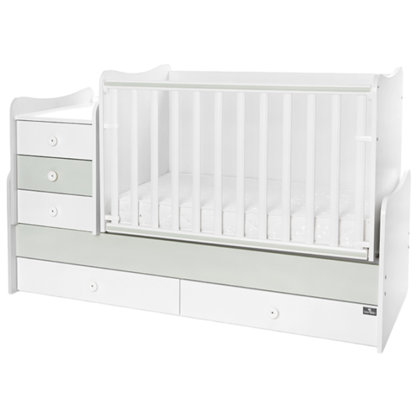 Pat pentru copii Lorelli BED MAXI PLUS NEW 0 luni - 14 ani / Green photo 2