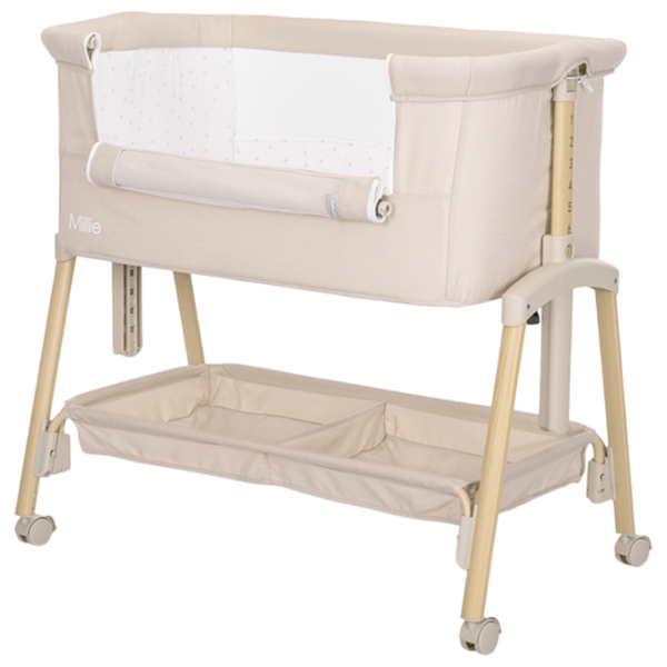 Pat pentru copii Lorelli Crib Millie 0 luni - 2 ani / Beige photo 2