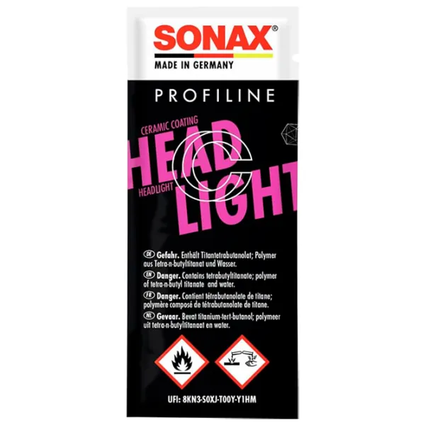 Ceară Sonax Profiline Headlight Coating UV-filter Plastic / faruri photo 4 Ceară Sonax Profiline Headlight Coating UV-filter Plastic / faruri photo 4