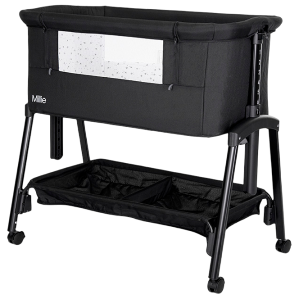 Pat pentru copii Lorelli Crib Millie 0 luni - 2 ani / Black photo 1