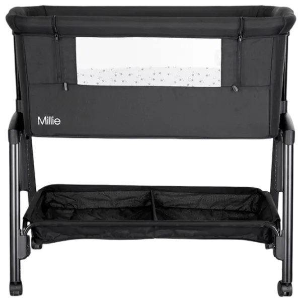 Pat pentru copii Lorelli Crib Millie 0 luni - 2 ani / Black photo 3
