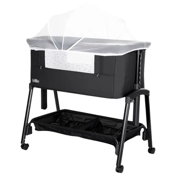 Pat pentru copii Lorelli Crib Millie 0 luni - 2 ani / Black photo 4