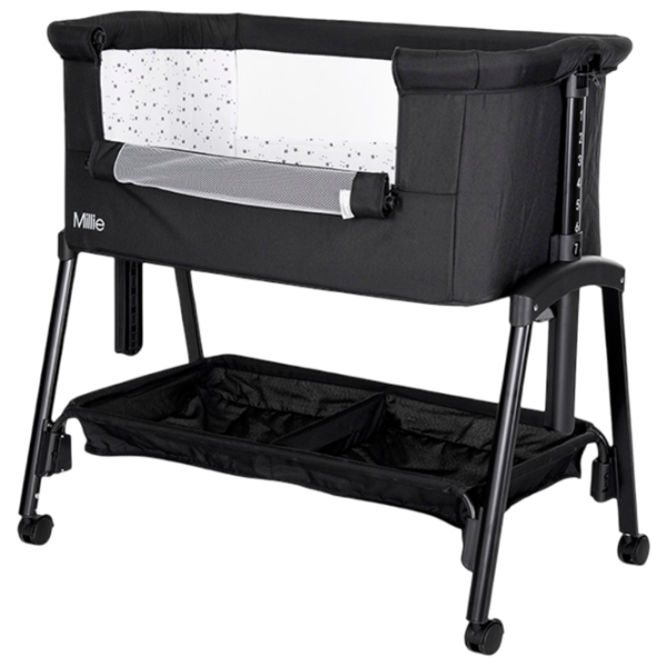 Pat pentru copii Lorelli Crib Millie 0 luni - 2 ani / Black photo 5