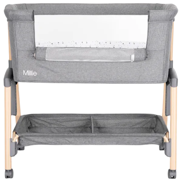 Pat pentru copii Lorelli Crib Millie 0 luni - 2 ani / Gray photo 2