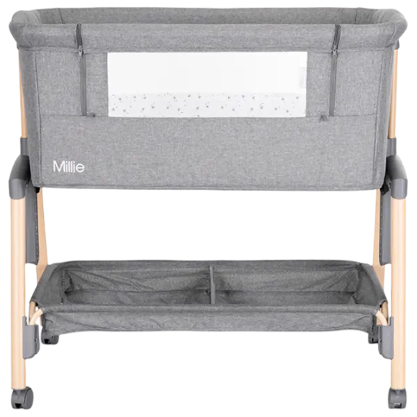 Pat pentru copii Lorelli Crib Millie 0 luni - 2 ani / Gray photo 3