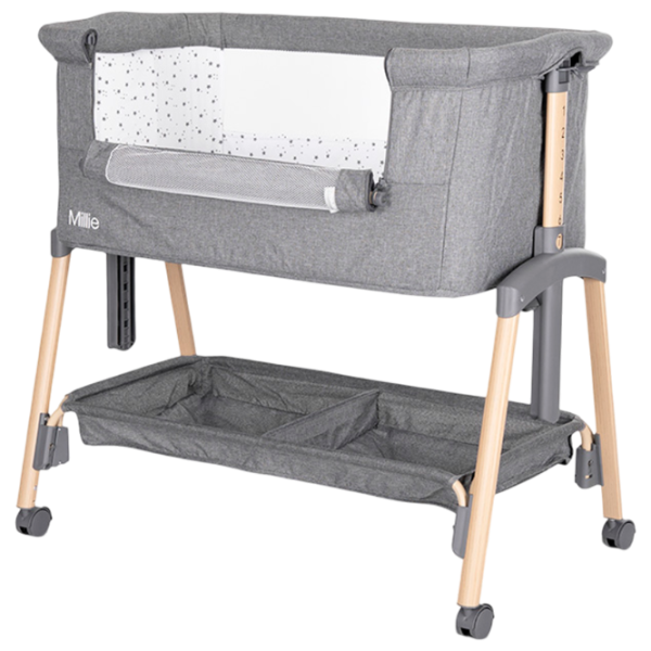 Pat pentru copii Lorelli Crib Millie 0 luni - 2 ani / Gray photo 5
