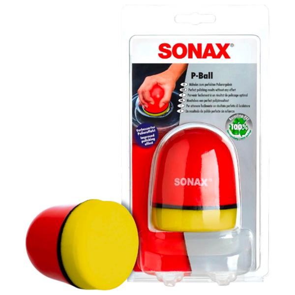 Губка Sonax P-Ball Пластик / для нанесения полиролей и восков photo 1