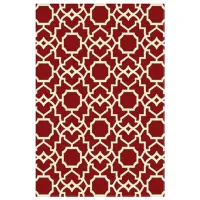 Ковер Covoare Ungheni Matrix Beige Red / Фризе