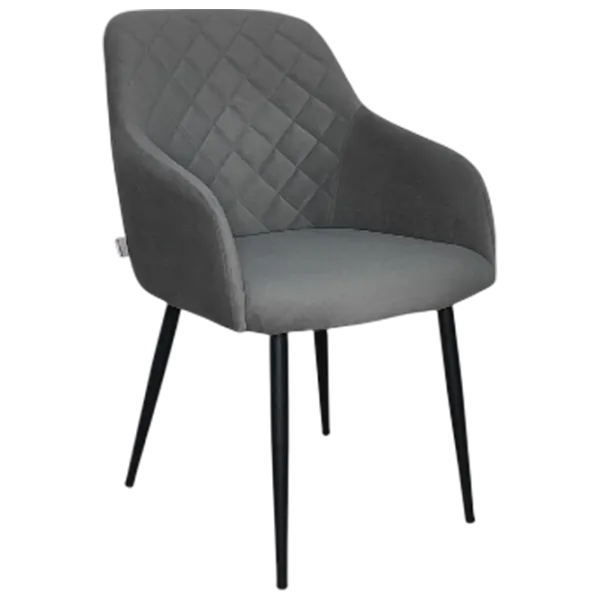 Кухонный стул Mobiland Rarra Anka 05 Ткань/ Grey Черный photo 1 Кухонный стул Mobiland Rarra Anka 05 Ткань/ Grey Черный photo 1