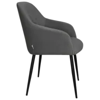 Scaun de bucătărie Mobiland Rarra Anka 05 Stofă/ Grey Black photo 2