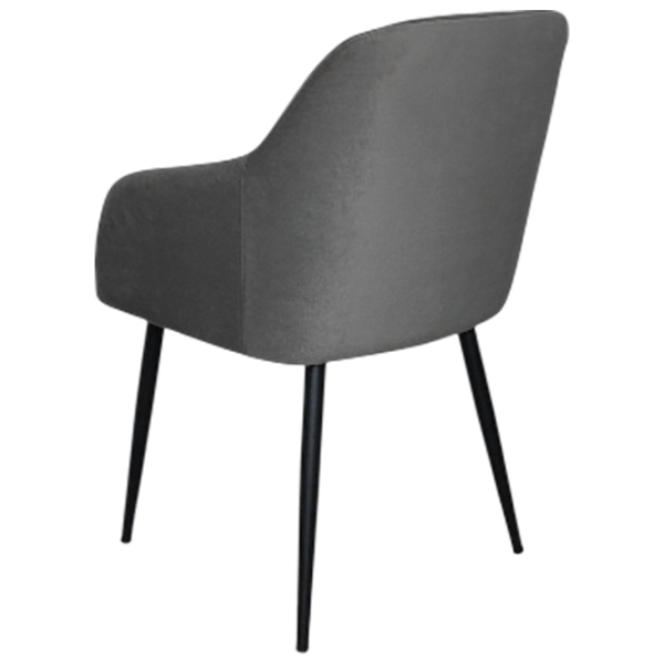 Кухонный стул Mobiland Rarra Anka 05 Ткань/ Grey Черный photo 3 Кухонный стул Mobiland Rarra Anka 05 Ткань/ Grey Черный photo 3