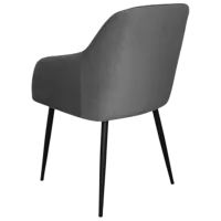Scaun de bucătărie Mobiland Rarra Anka 05 Stofă/ Grey Black photo 3