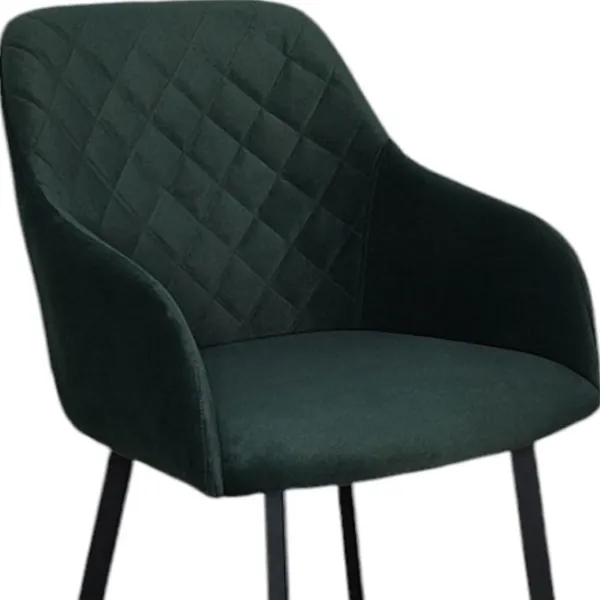 Scaun de bucătărie Mobiland Rarra Anka 08 Stofă/ Anthracite Black photo 4