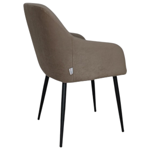 Scaun de bucătărie Mobiland Rarra Anka 06 Stofă/ Beige Black photo 2 Scaun de bucătărie Mobiland Rarra Anka 06 Stofă/ Beige Black photo 2