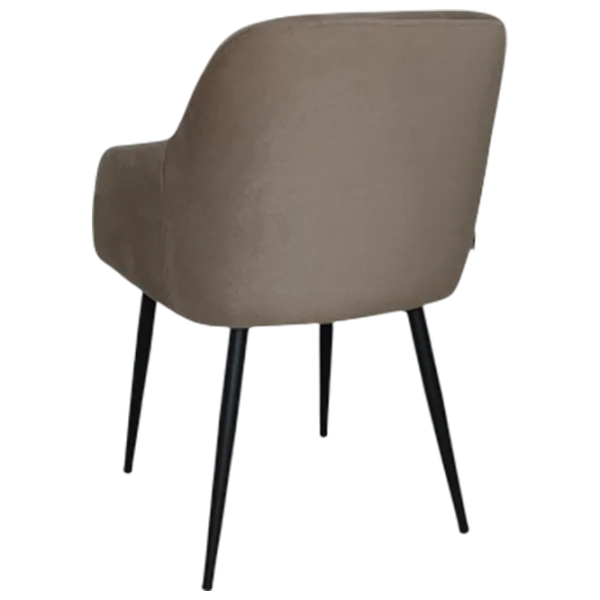 Scaun de bucătărie Mobiland Rarra Anka 06 Stofă/ Beige Black photo 3 Scaun de bucătărie Mobiland Rarra Anka 06 Stofă/ Beige Black photo 3
