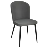Кухонный стул Mobiland Barka Anka 05 Ткань/ Тёмно-серый Черный