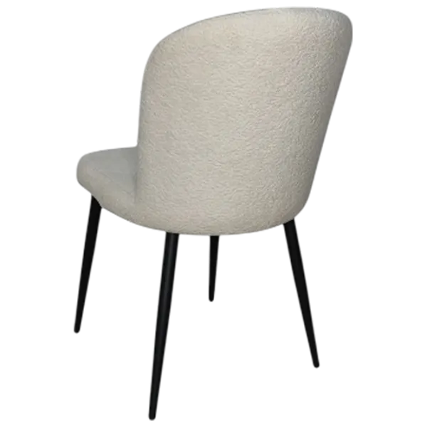Scaun de bucătărie Mobiland Barka Coco 02 Stofă/ White Black photo 3 Scaun de bucătărie Mobiland Barka Coco 02 Stofă/ White Black photo 3