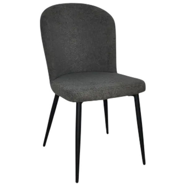 Scaun de bucătărie Mobiland Barka Coco 13 Stofă/ Dark Gray Black photo 1 Scaun de bucătărie Mobiland Barka Coco 13 Stofă/ Dark Gray Black photo 1