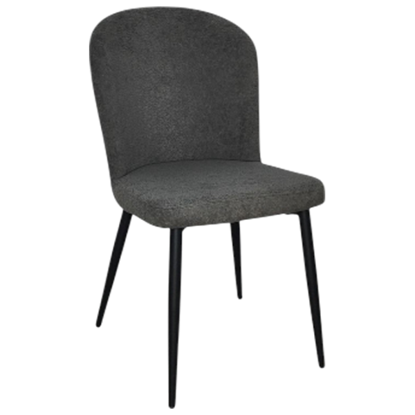 Scaun de bucătărie Mobiland Barka Coco 13 Stofă/ Dark Gray Black photo 1 Scaun de bucătărie Mobiland Barka Coco 13 Stofă/ Dark Gray Black photo 1