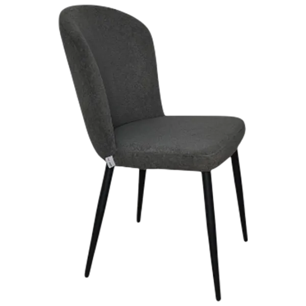 Scaun de bucătărie Mobiland Barka Coco 13 Stofă/ Dark Gray Black photo 2 Scaun de bucătărie Mobiland Barka Coco 13 Stofă/ Dark Gray Black photo 2
