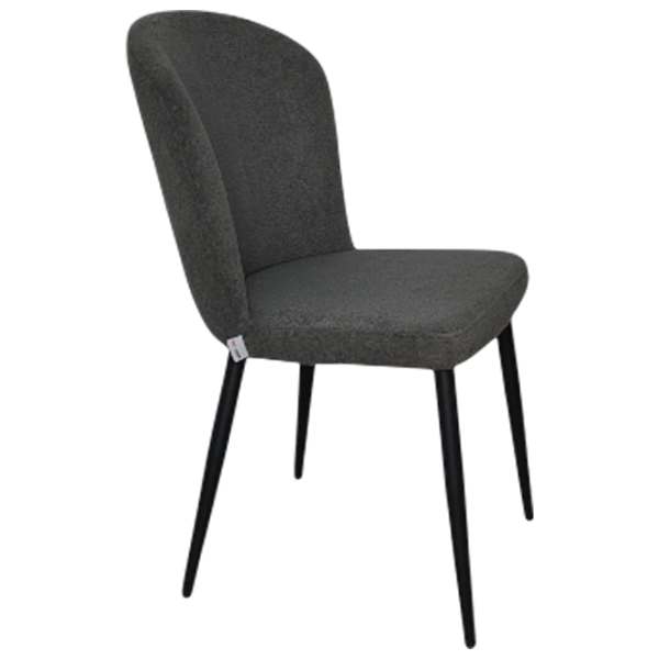Scaun de bucătărie Mobiland Barka Coco 13 Stofă/ Dark Gray Black photo 2 Scaun de bucătărie Mobiland Barka Coco 13 Stofă/ Dark Gray Black photo 2