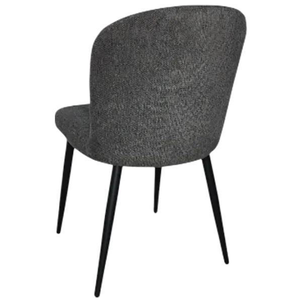Scaun de bucătărie Mobiland Barka Glow 06 Stofă/ Dark Gray Black photo 3 Scaun de bucătărie Mobiland Barka Glow 06 Stofă/ Dark Gray Black photo 3