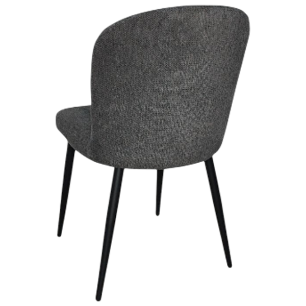 Scaun de bucătărie Mobiland Barka Glow 06 Stofă/ Dark Gray Black photo 3 Scaun de bucătărie Mobiland Barka Glow 06 Stofă/ Dark Gray Black photo 3