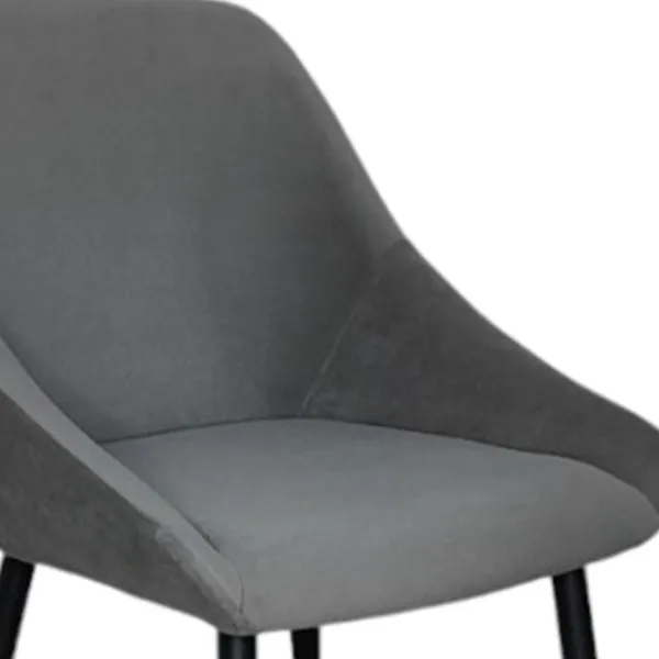 Scaun de bucătărie Mobiland Putos Anka 05 Stofă/ Gray Black photo 5 Scaun de bucătărie Mobiland Putos Anka 05 Stofă/ Gray Black photo 5