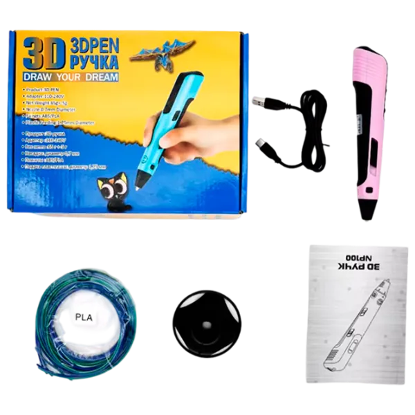 3D ручка 3DPen NP100 ABS/ Синий photo 2